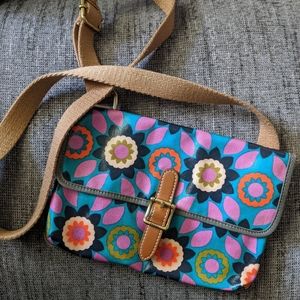 Used Once Fossil Floral Crossbody